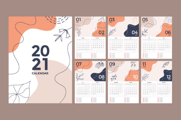 Download Wall Calendar 2021 Design - Calendar Collection