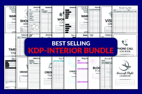 Download Best Selling Planner Bundle KDP Interior - Bundle kdp interior Collection