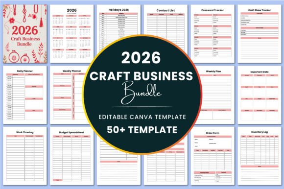 Download 2026 Craft Business Bundle KDP Interior - Bundle kdp interior Collection