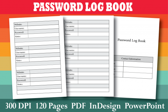 Download KDP Password Log Book Interior - Premium Resources