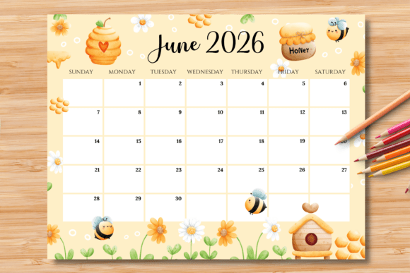 Download Editable/Fillable June 2026 Calendar - Calendar Collection