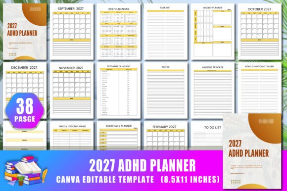 Download 2027 ADHD Planner - Adhd planner Collection