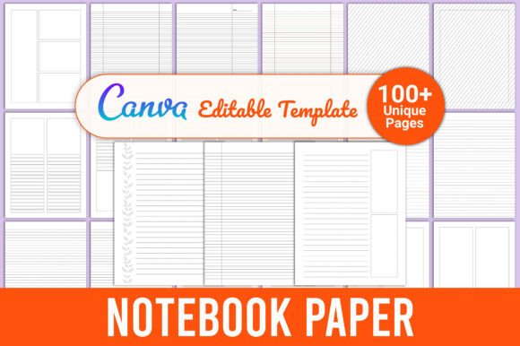 Download Mega Notebook Paper Bundle KDP Interiors - Bundle kdp interior Collection